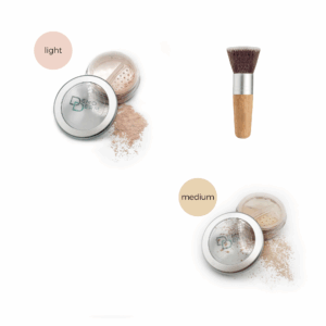 DemoDerm Set Dekorative Kosmetik - Foundation & Pinsel