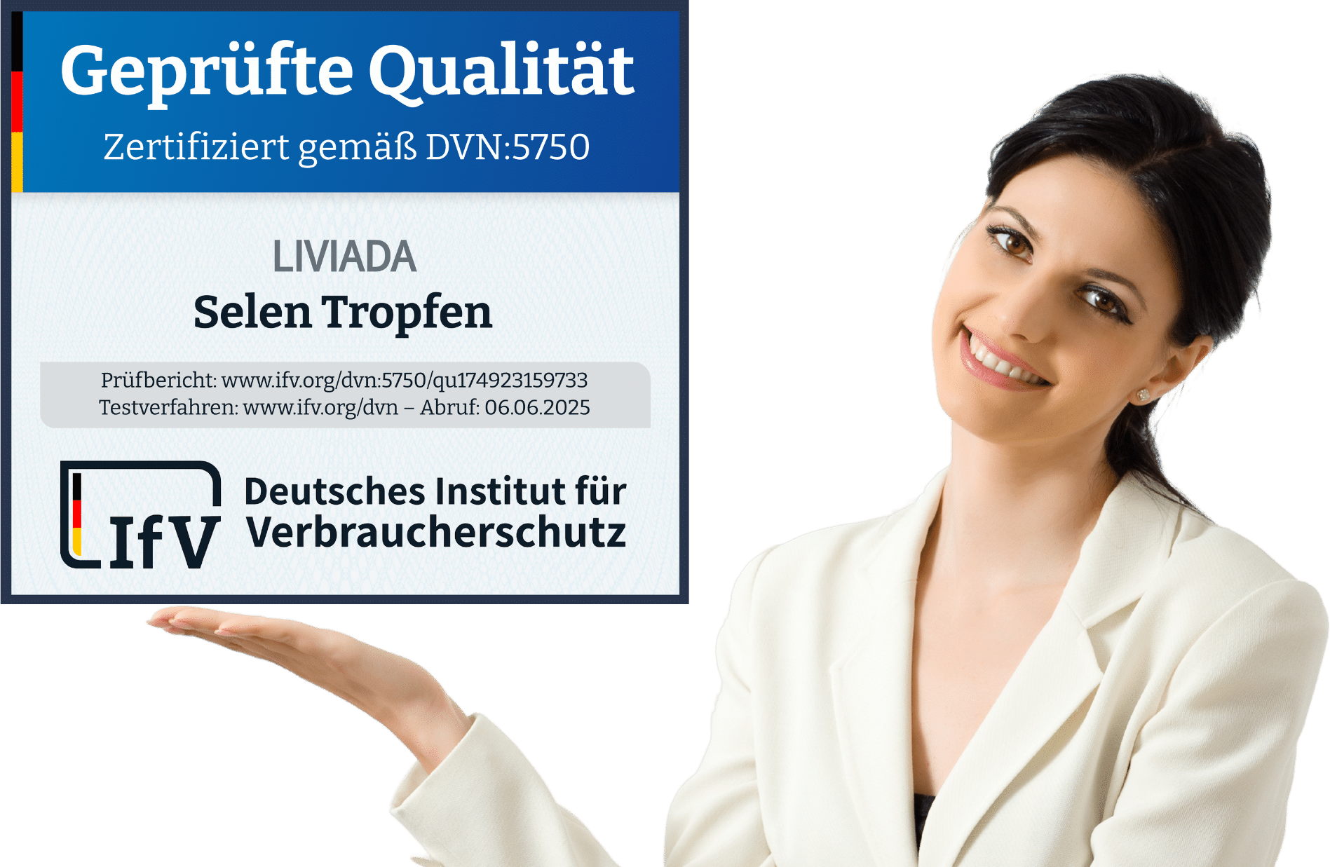 LIVIADA Selen Tropfen - Geprüfte Qualität by IfV